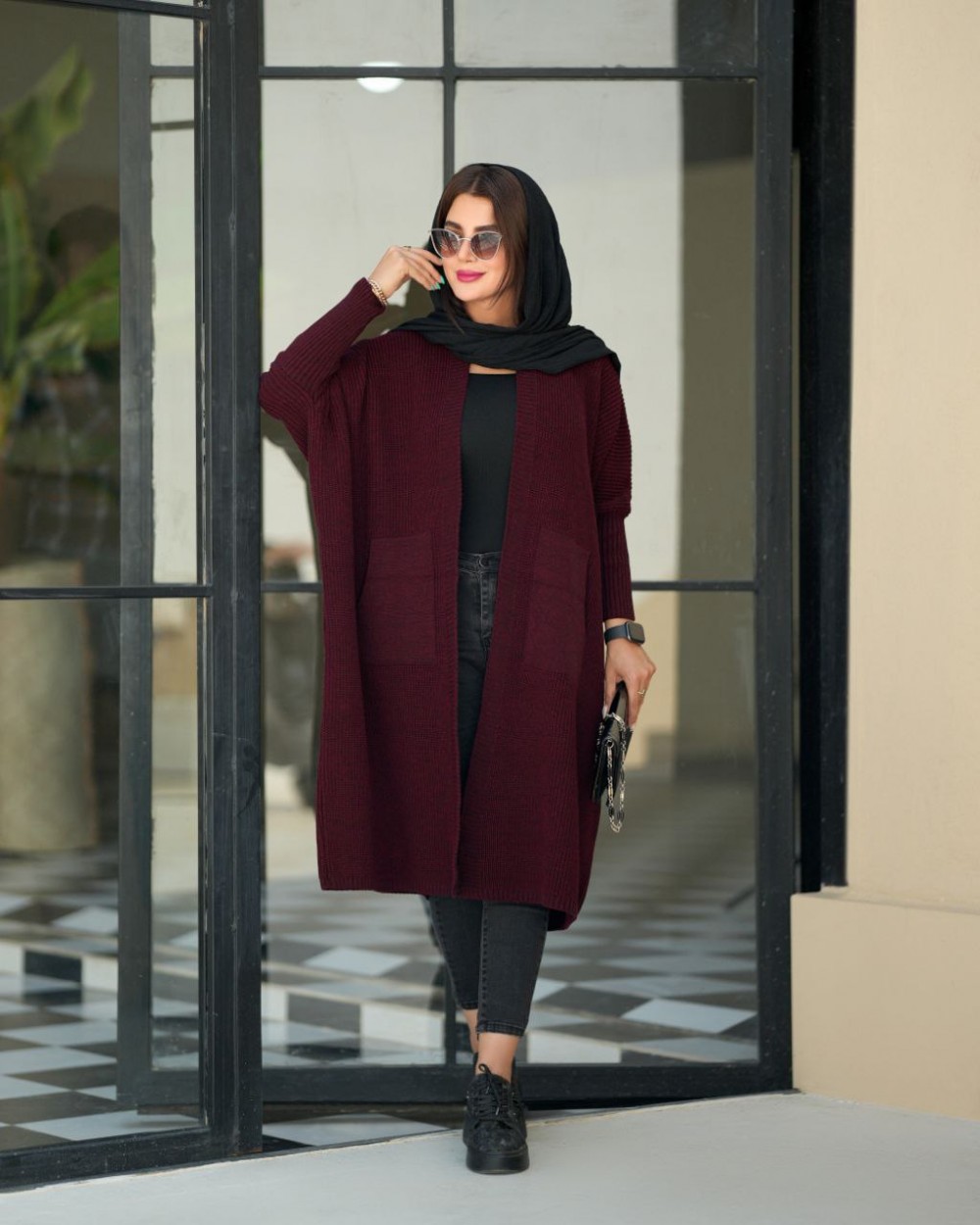 پانچو بافت زنانه کد 306 (ضمانت اصالت)