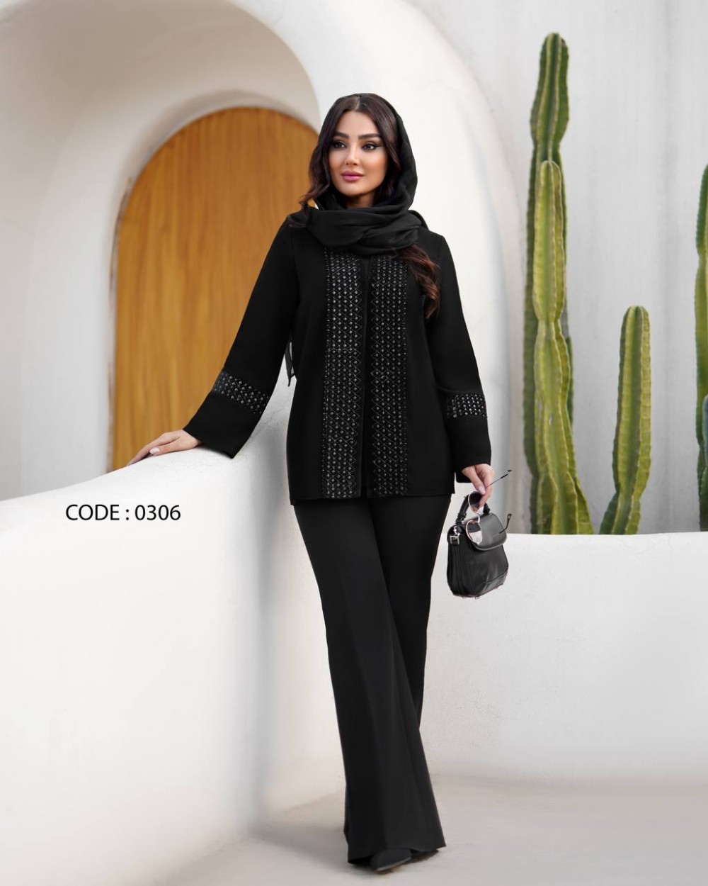 مانتو کتی سوزن دوزی زنانه کد 0306 (ضمانت اصالت)