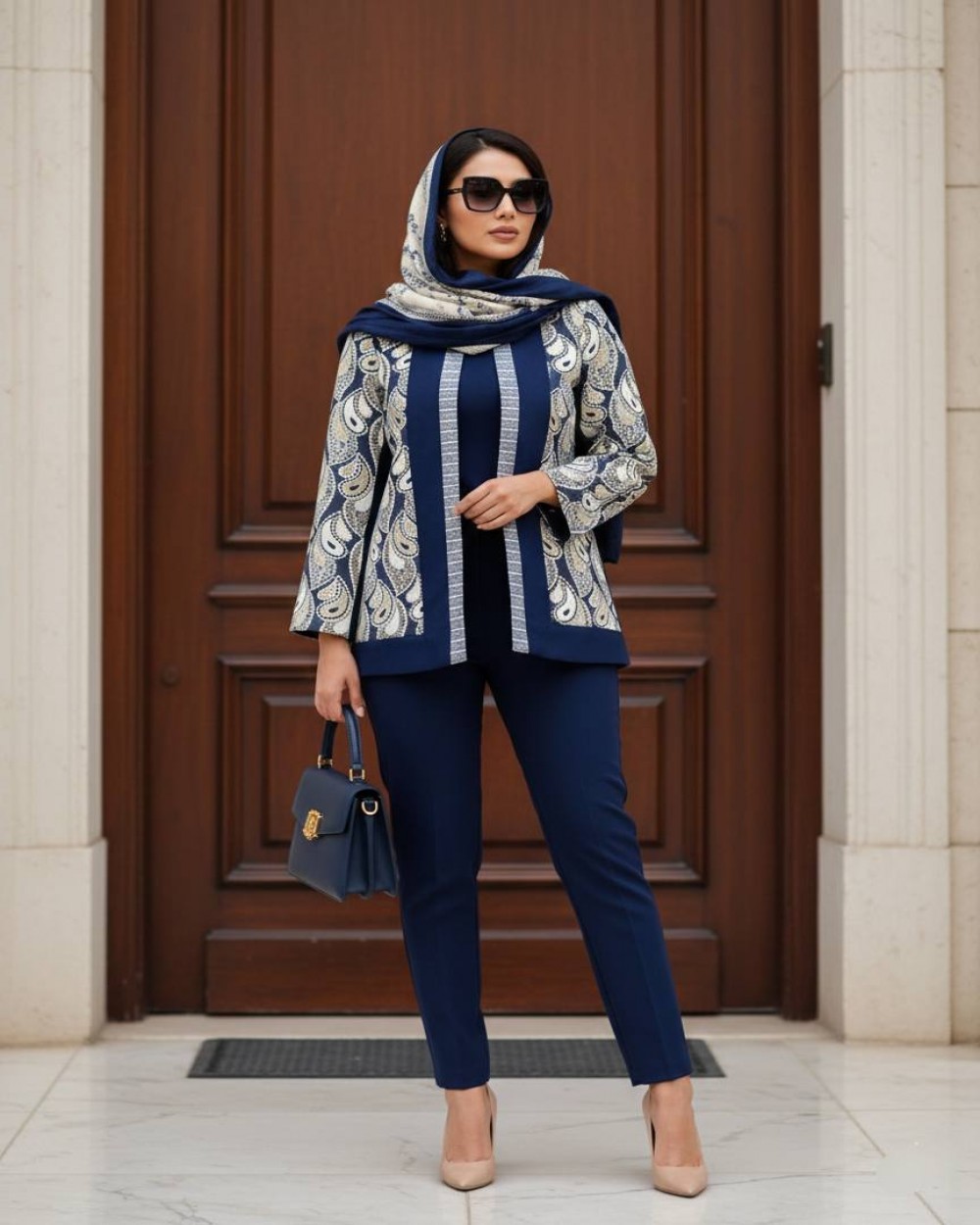 کت تنسل جین گلدوزی شده زنانه مدل اسلیمی کد 0308 (ضمانت اصالت)