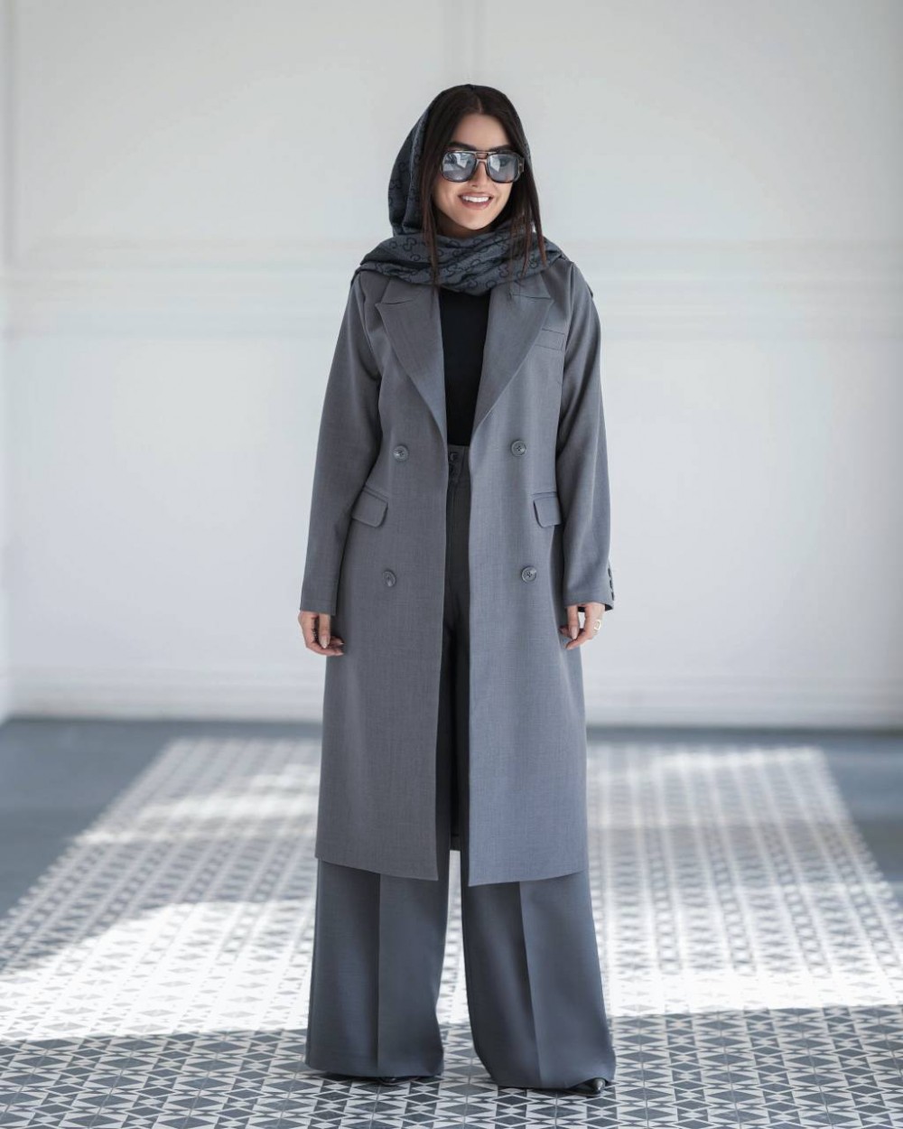 مانتو یقه بلیزری زنانه مدل نادیا کد 794 (ضمانت اصالت)