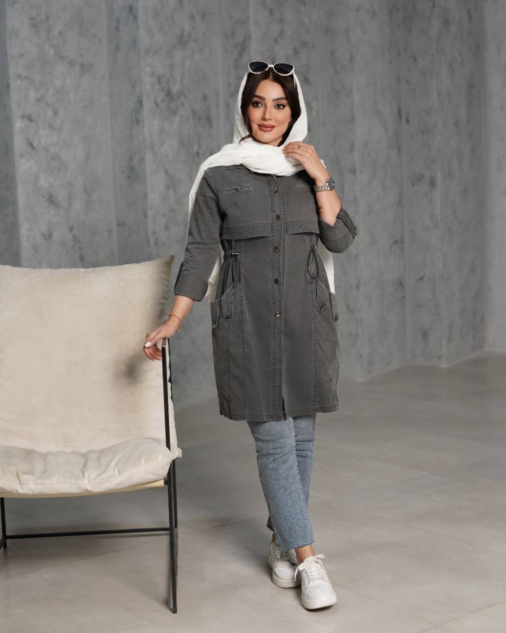 مانتو کتان زنانه مدل شیدا کد 1252 (ضمانت اصالت)