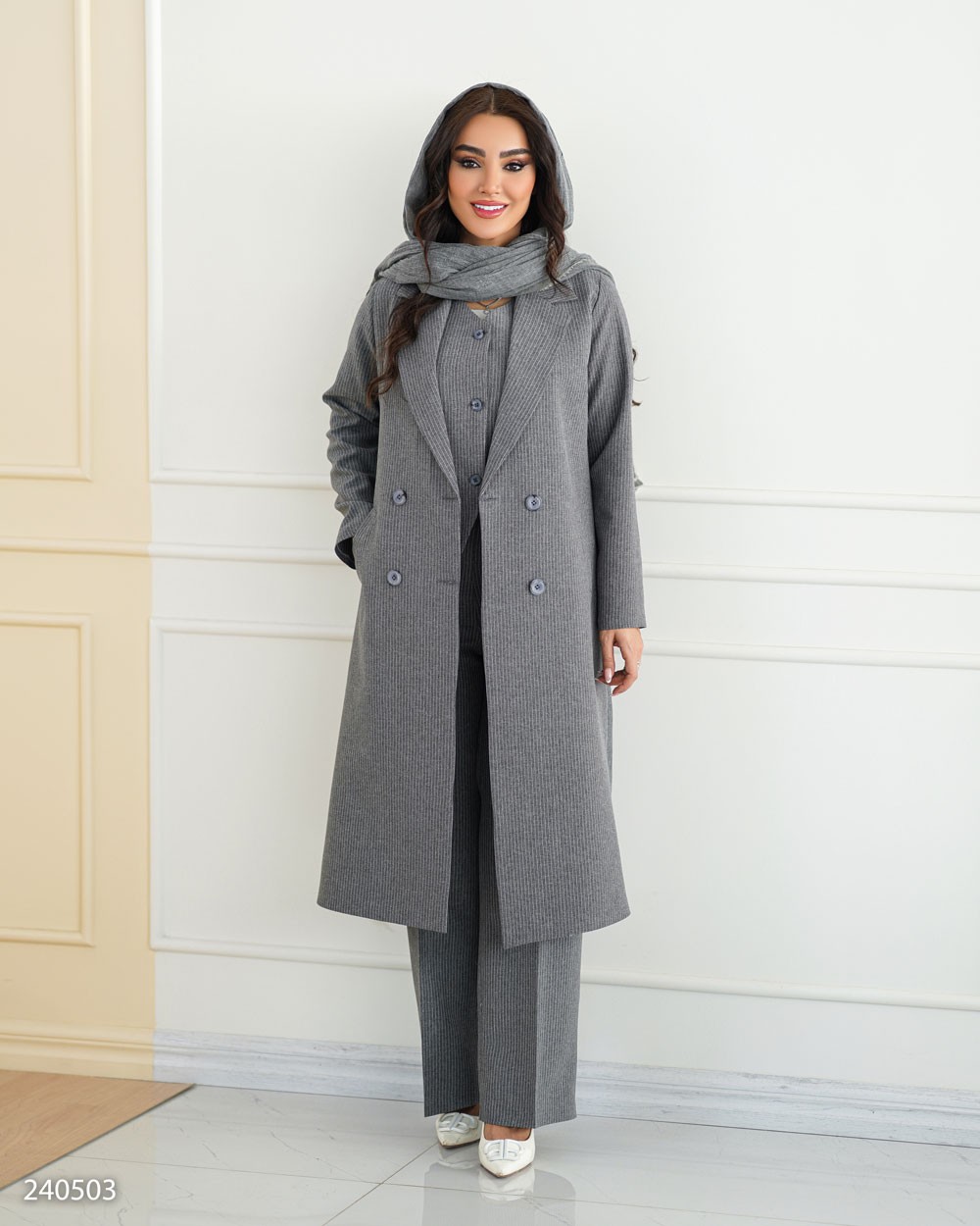 ست سه تیکه دیپلمات زنانه مدل سمیناز کد 2405 (ضمانت اصالت)