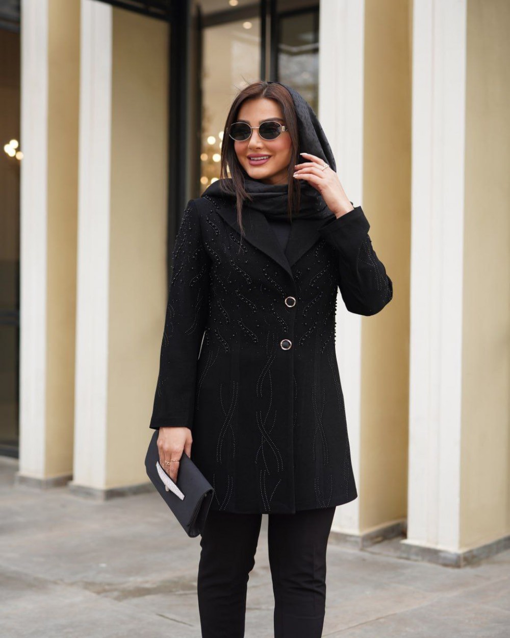 مانتو کتی کرپ لمه زنانه مدل آریانا کد 1258(ضمانت اصالت)