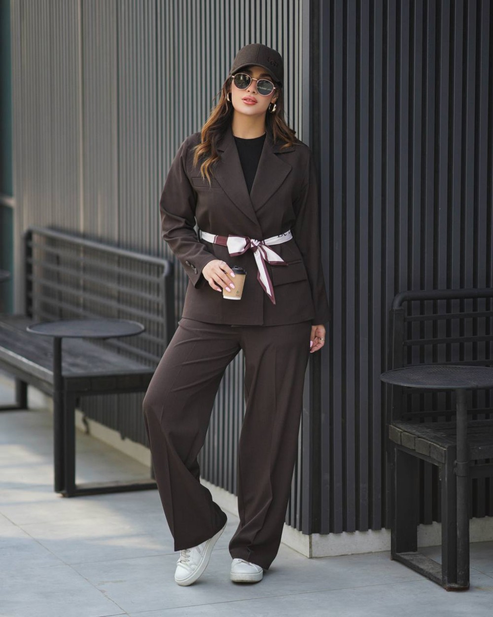 ست کت و شلوار زنانه مدل کمربند دیور کد 308 (ضمانت اصالت)