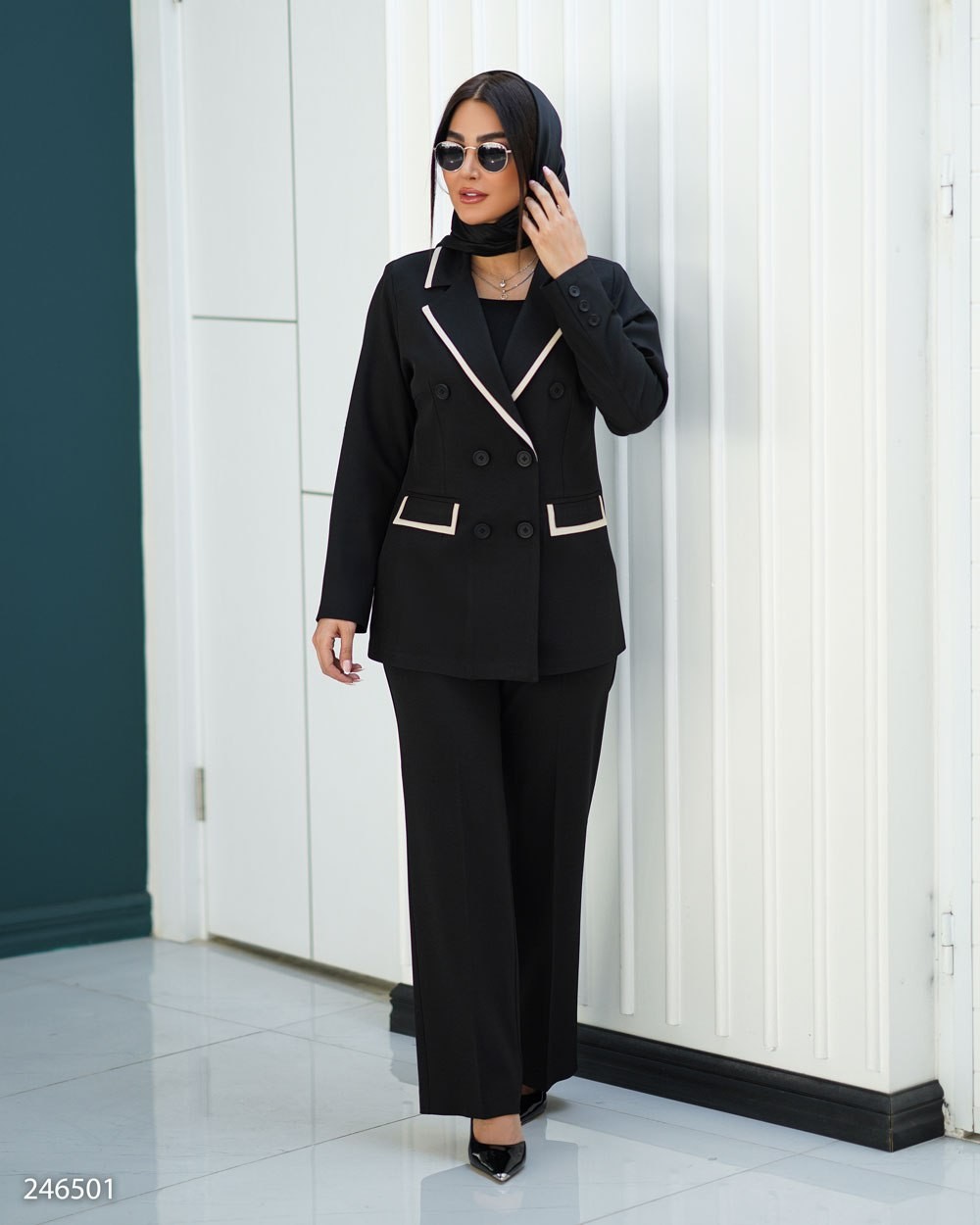 ست کت و شلوار بزیاق زنانه مدل ماهگل کد 2465 (ضمانت اصالت)