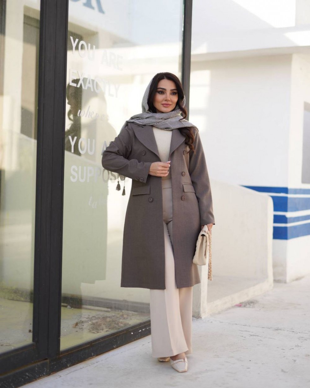 کت بلند زنانه مدل کارولین کد 1325 (ضمانت اصالت)
