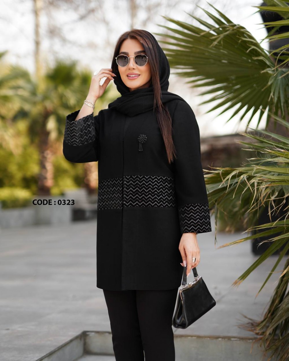 مانتو شانتون زنانه سوزن دوزی کد 0323 (ضمانت اصالت)
