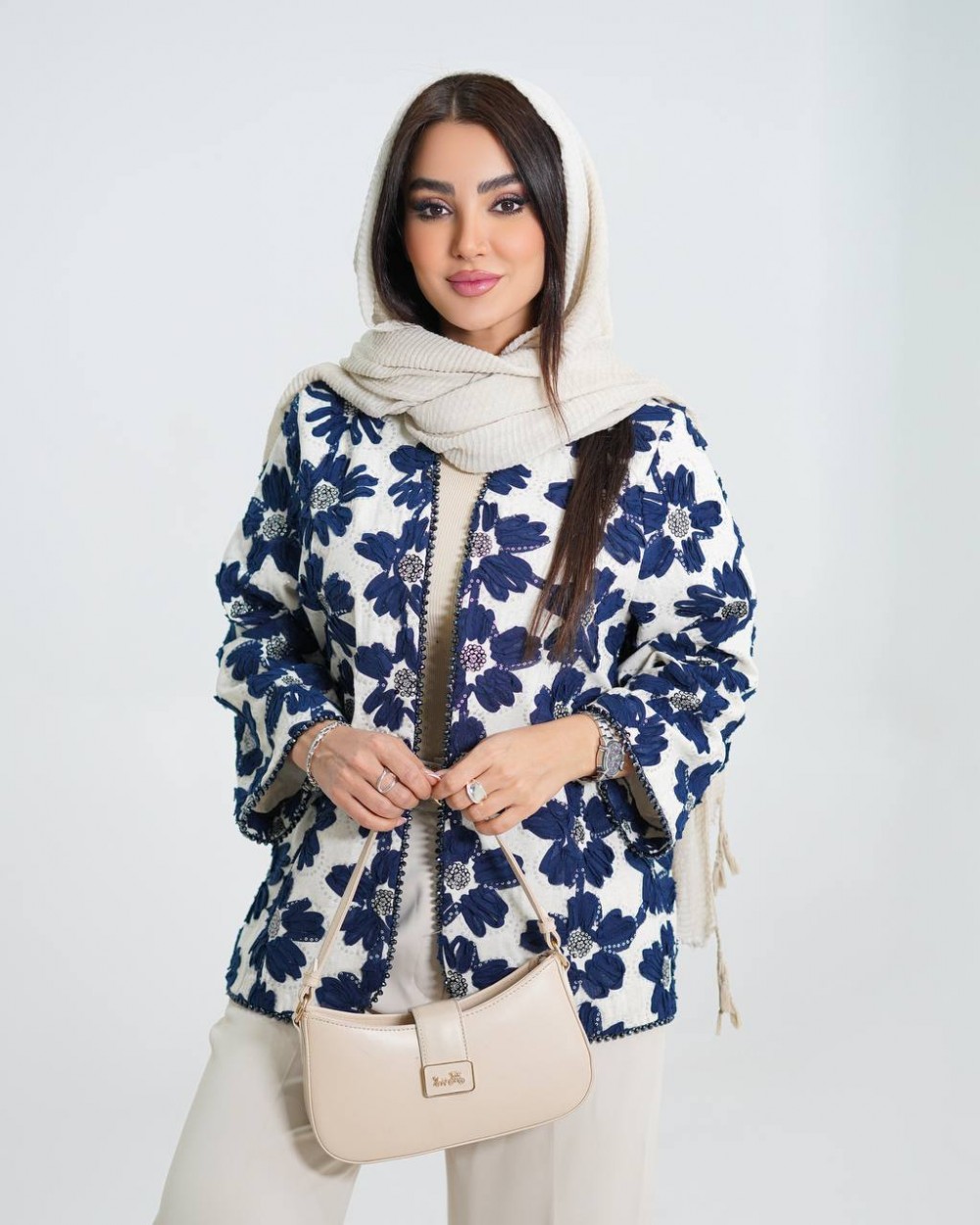 مانتو زنانه مدل ربان دوزی کد 312 (ضمانت اصالت)