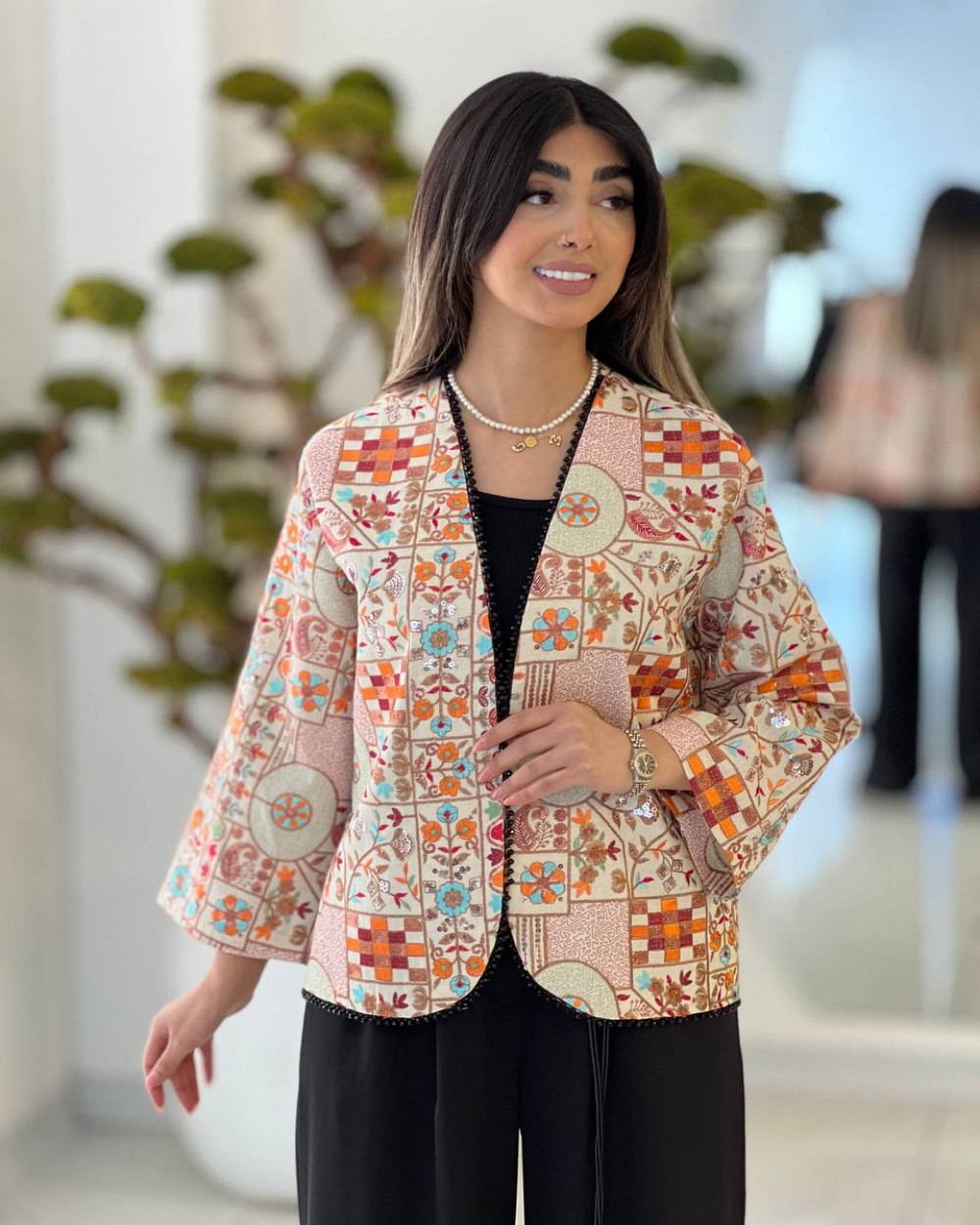 کت هندی سنگ دوزی زنانه کد 1963 (ضمانت اصالت)