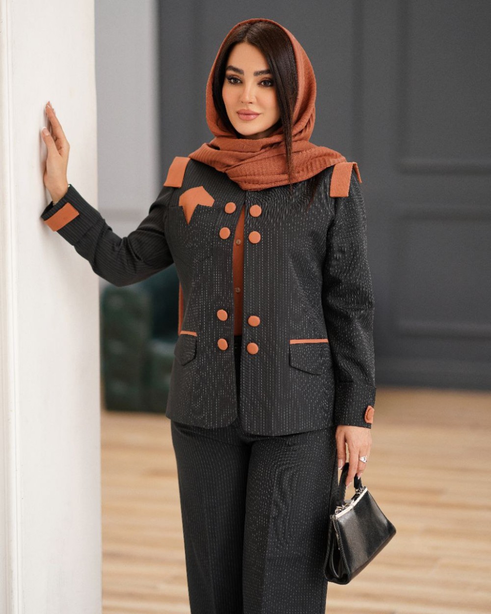 کت و شلوار دیپلمات زنانه مدل بی بی گل کد 3172 (ضمانت اصالت)