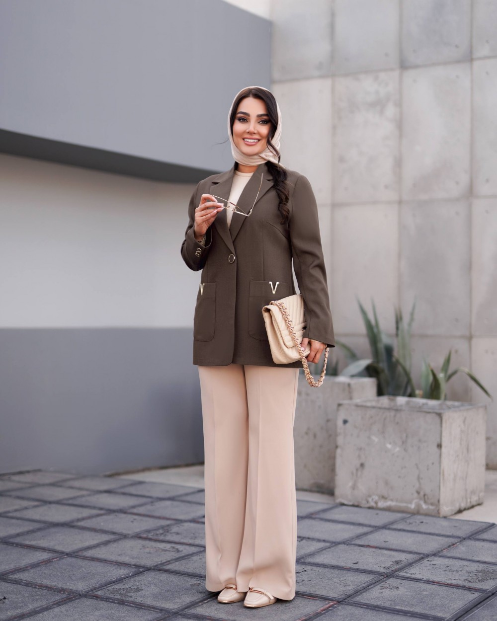 کت کرپ هرمس زنانه مدل وی کد 1372 (ضمانت اصالت)