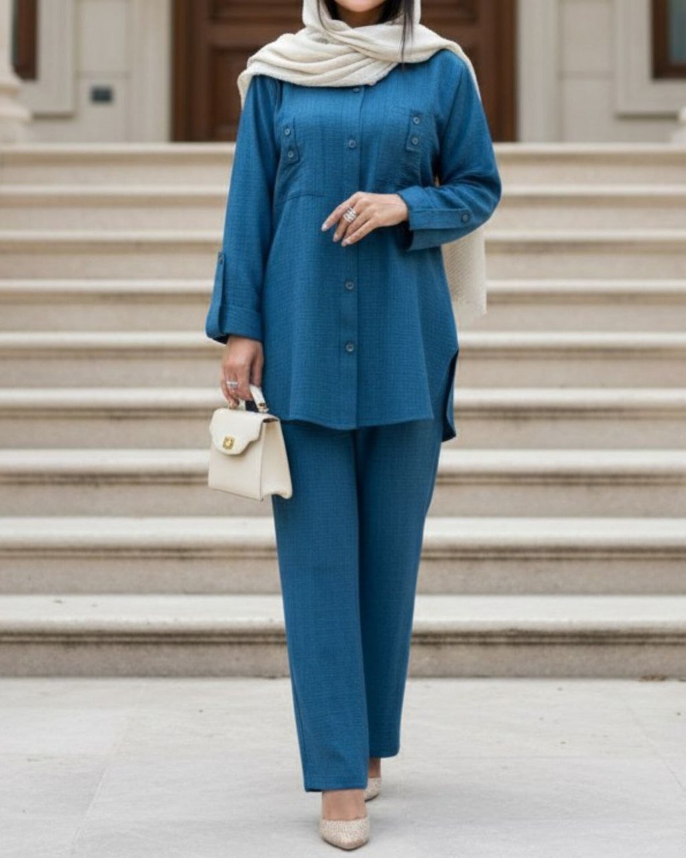 ست شومیز و شلوار زنانه مدل تارا کد 2409 (ضمانت اصالت)