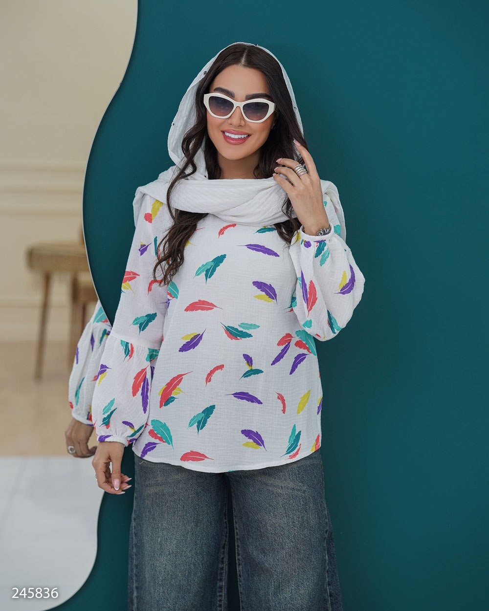 شومیز دبل فیس زنانه مدل نیاراد کد 2458 (ضمانت اصالت)