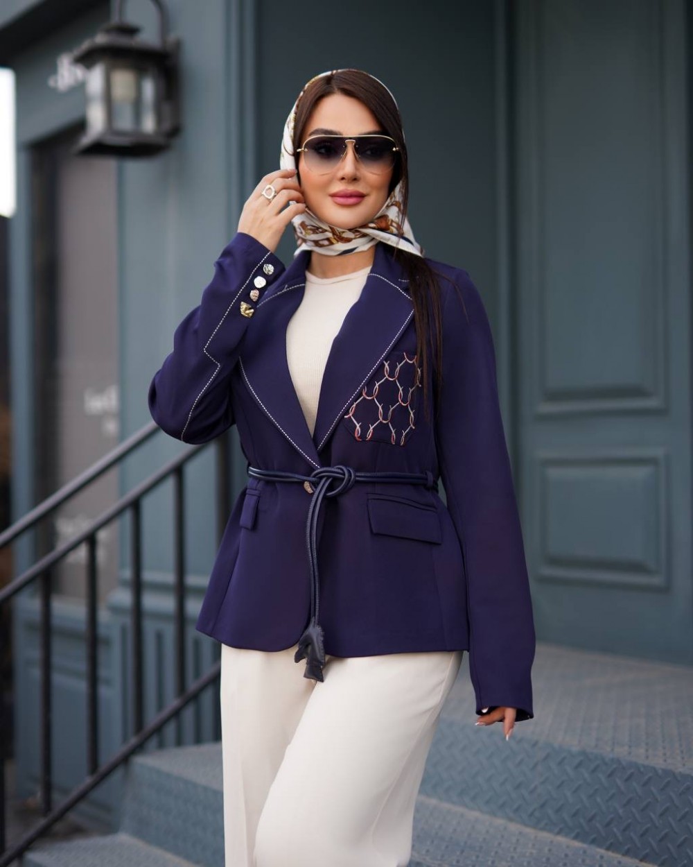 کت زنانه کرپ مازراتی مدل سه اسب کد 6054 (ضمانت اصالت)