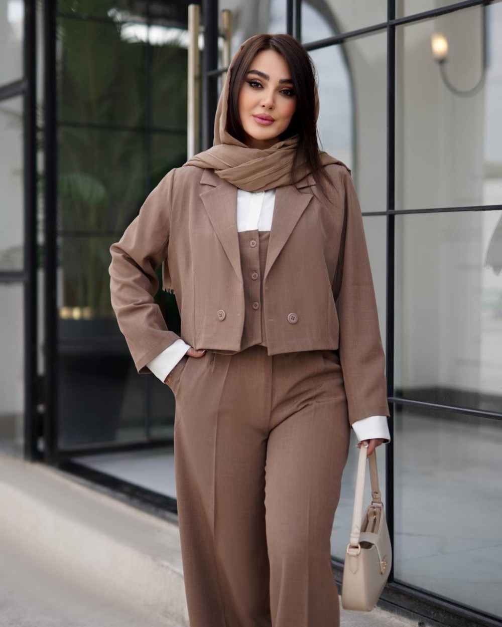 سه تیکه کت شومیز و شلوار مدل الینا  کد 7311 (ضمانت اصالت)