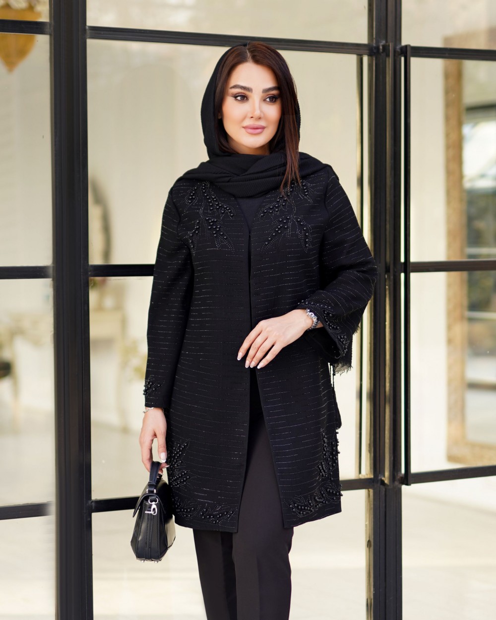 مانتو یقه هفت زنانه مدل آینور کد 743 (ضمانت اصالت)