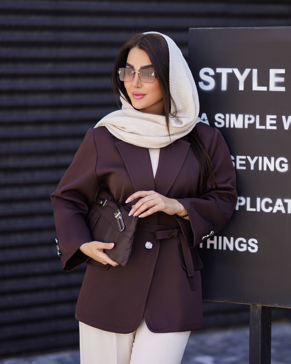 کت زنانه یقه انگلیسی جیب فیلتو کد 3183 (ضمانت اصالت)