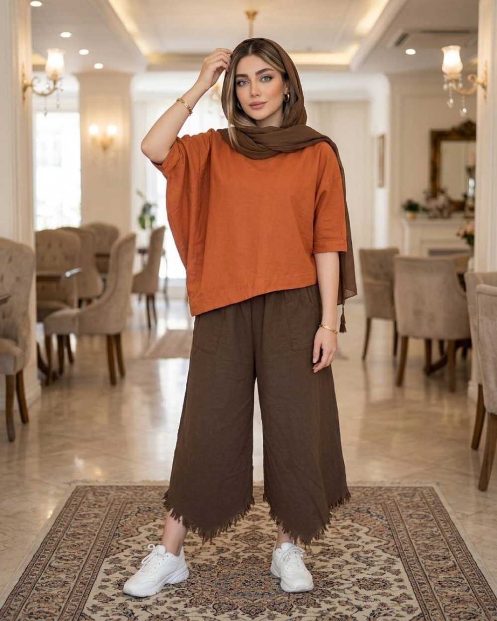 شومیز زنانه الیاف طبیعی کد 3217 (ضمانت اصالت)