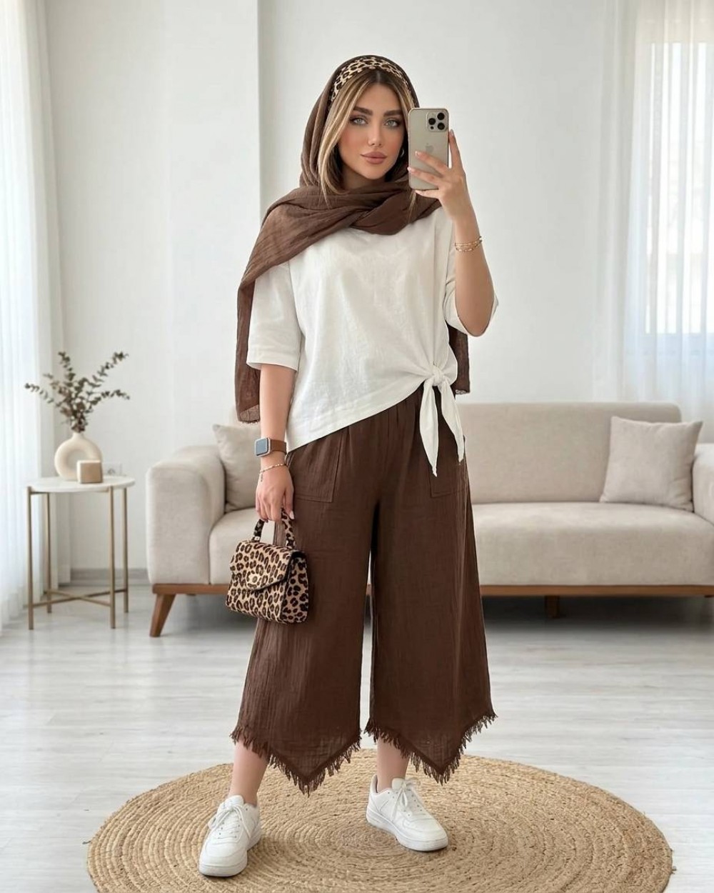 شلوار زنانه الیاف طبیعی کد 3245 (ضمانت اصالت)