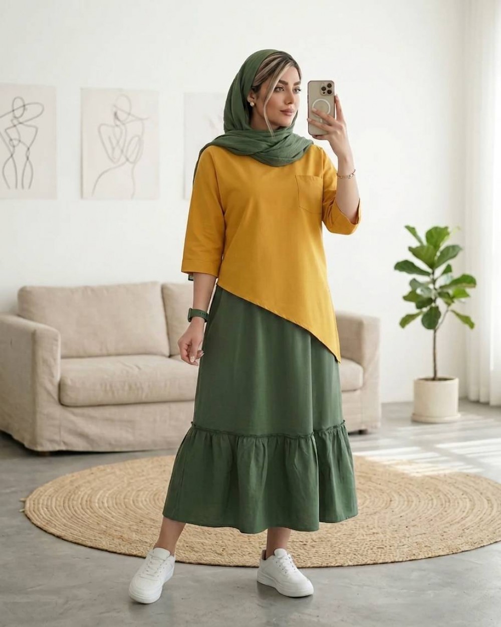 شومیز زنانه الیاف طبیعی کد 3246 (ضمانت اصالت)