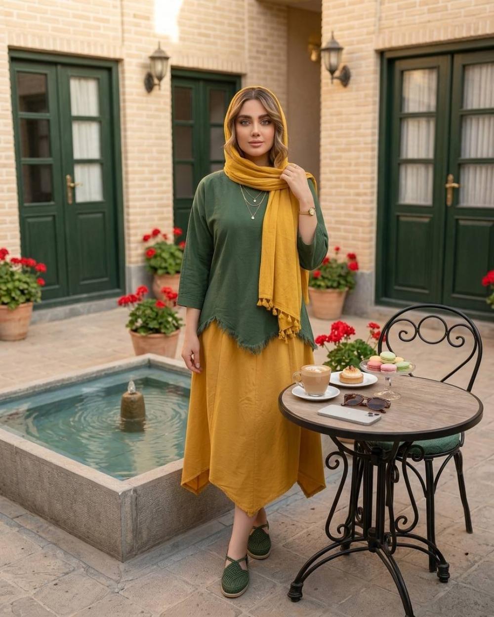 دامن زنانه الیاف طبیعی کد 3236 (ضمانت اصالت)