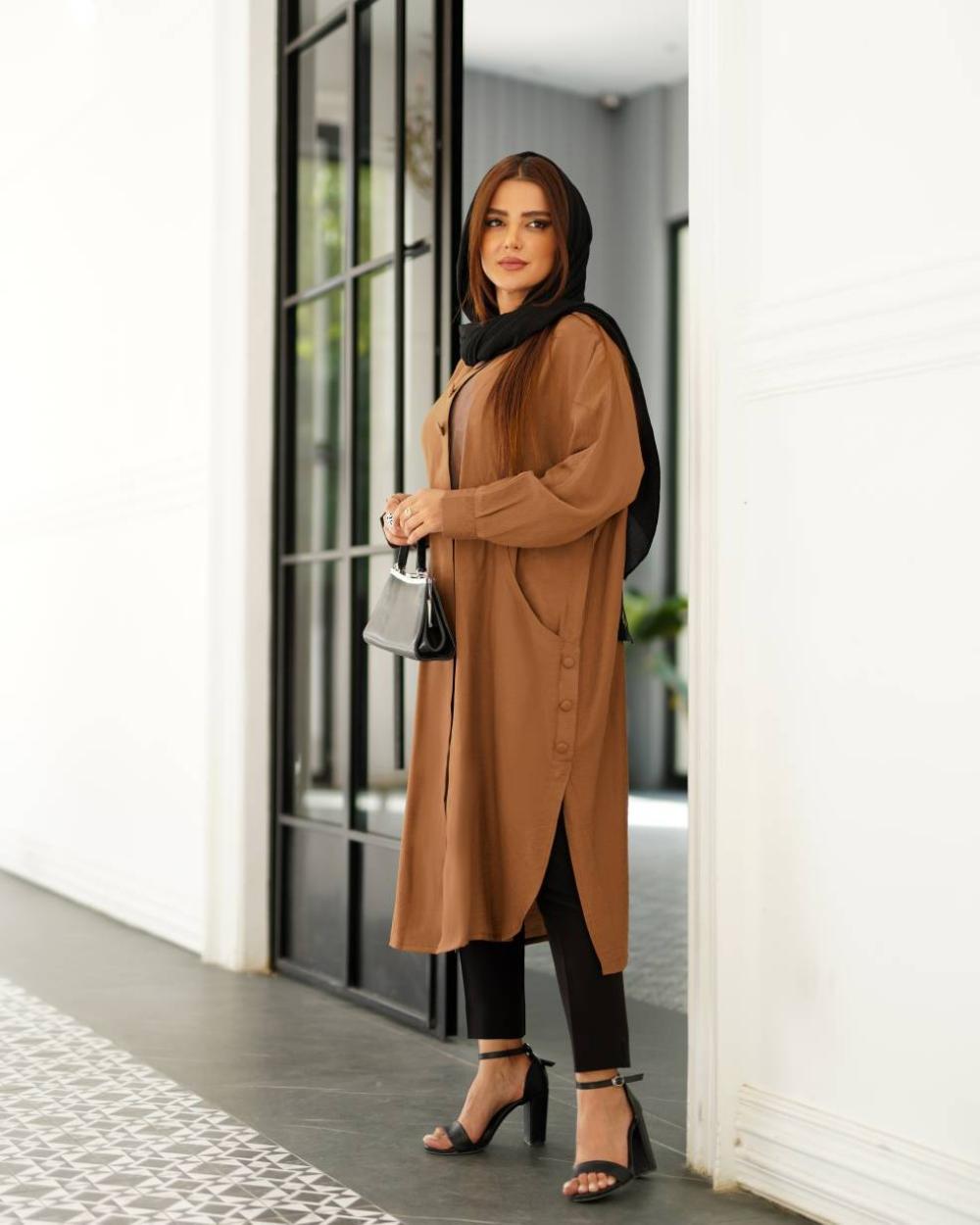 مانتو زنانه مدل هرنان کد 2021 (ضمانت اصالت)