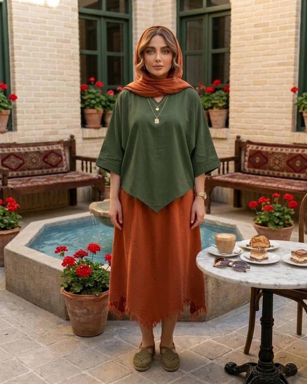 شومیز زنانه الیاف طبیعی کد 3259 (ضمانت اصالت)