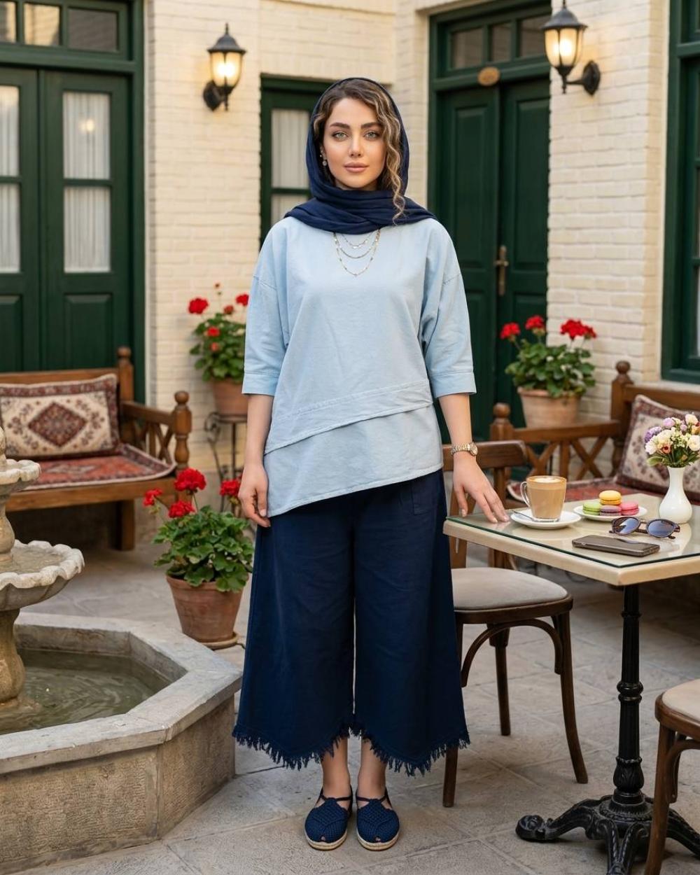 شومیز تابستونی تک زنانه کد ۳۲۶۱