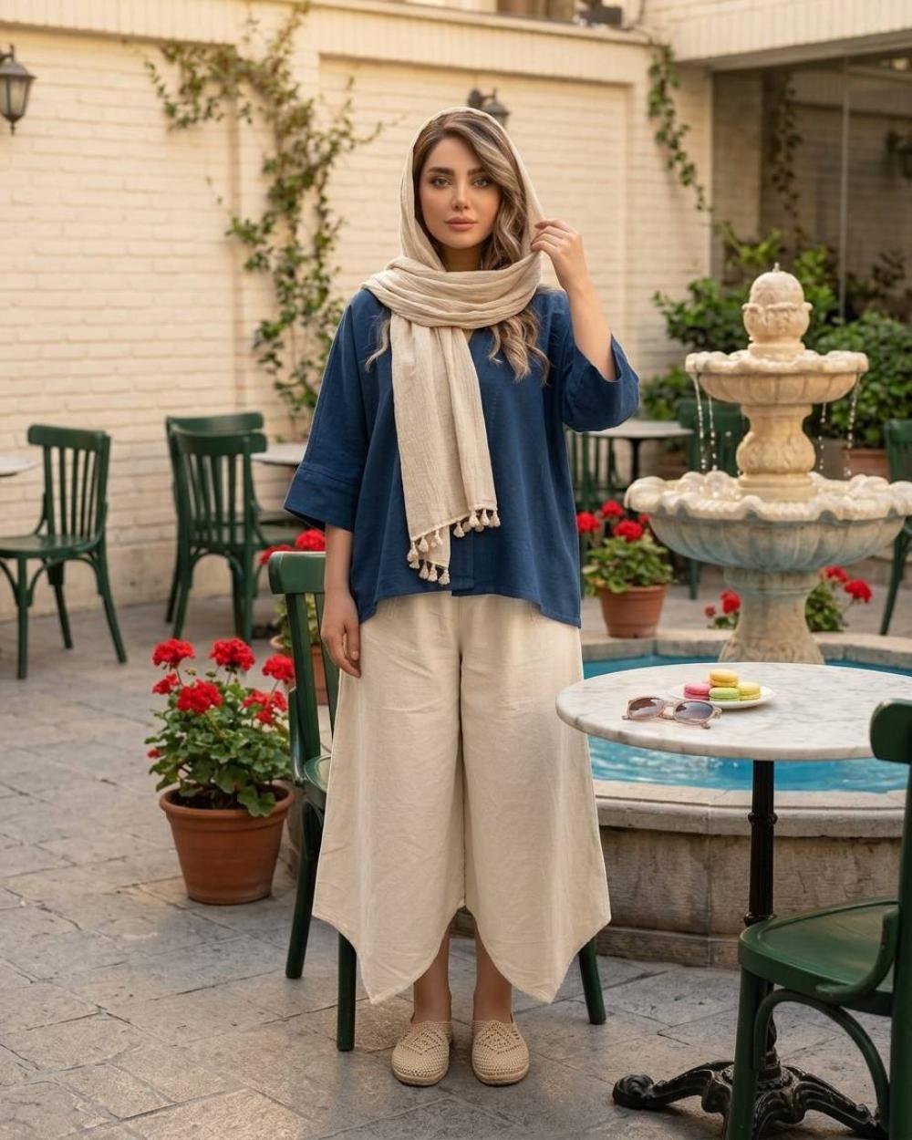 شلوار زنانه الیاف طبیعی کد 3213 (ضمانت اصالت)