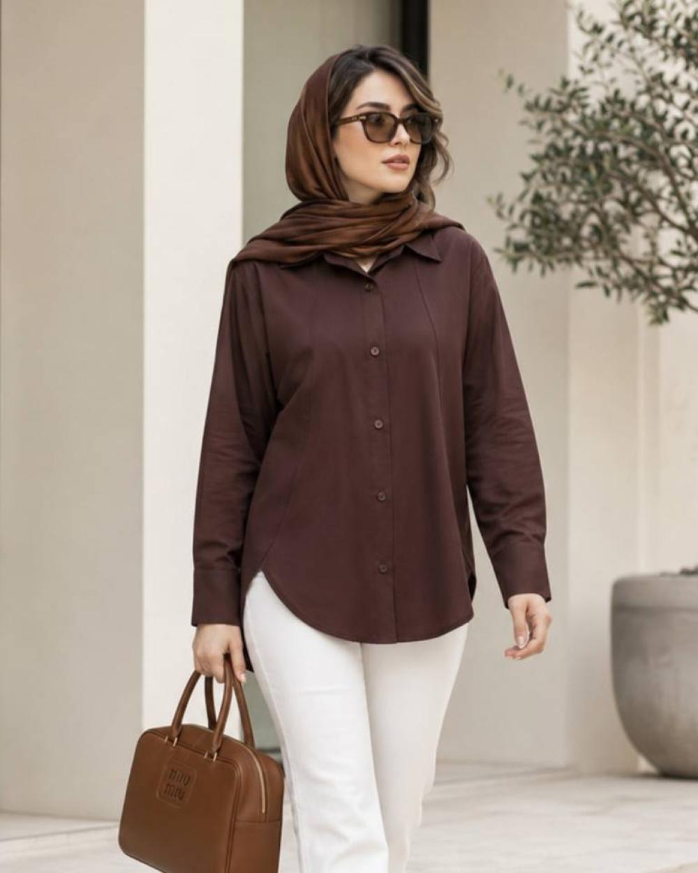 شومیز لینن زنانه مدل ملین کد 105 (ضمانت اصالت)
