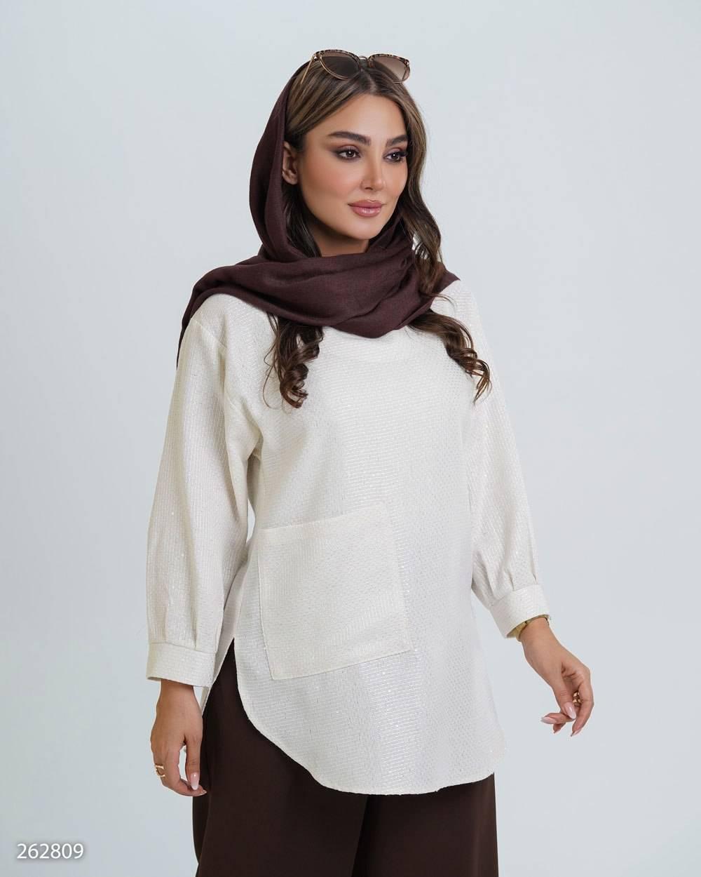 شومیز زنانه مدل شاینا کد 2628