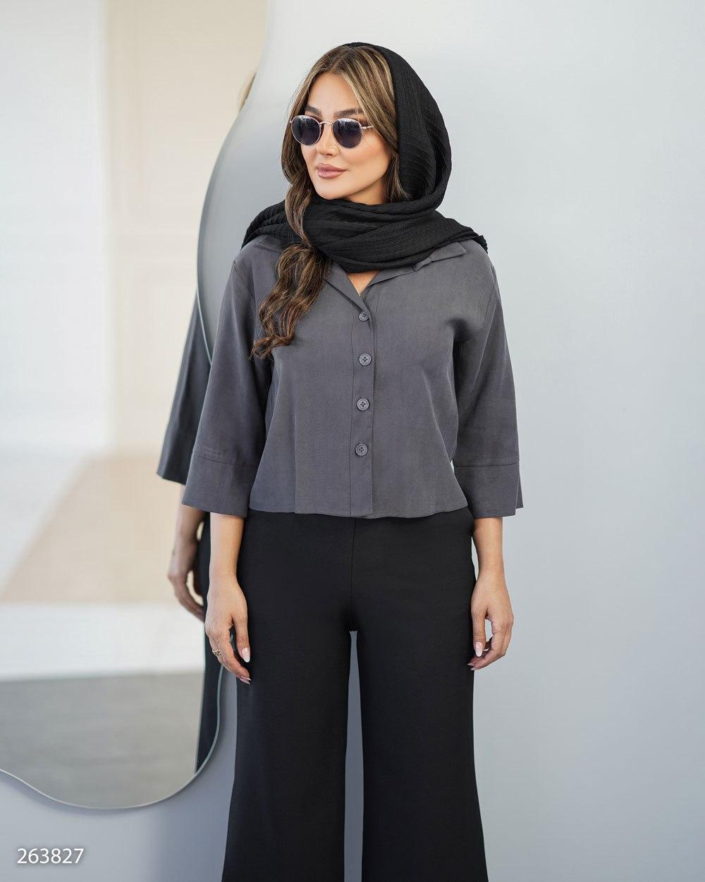 شومیز زنانه مدل نارنیان کد 2638