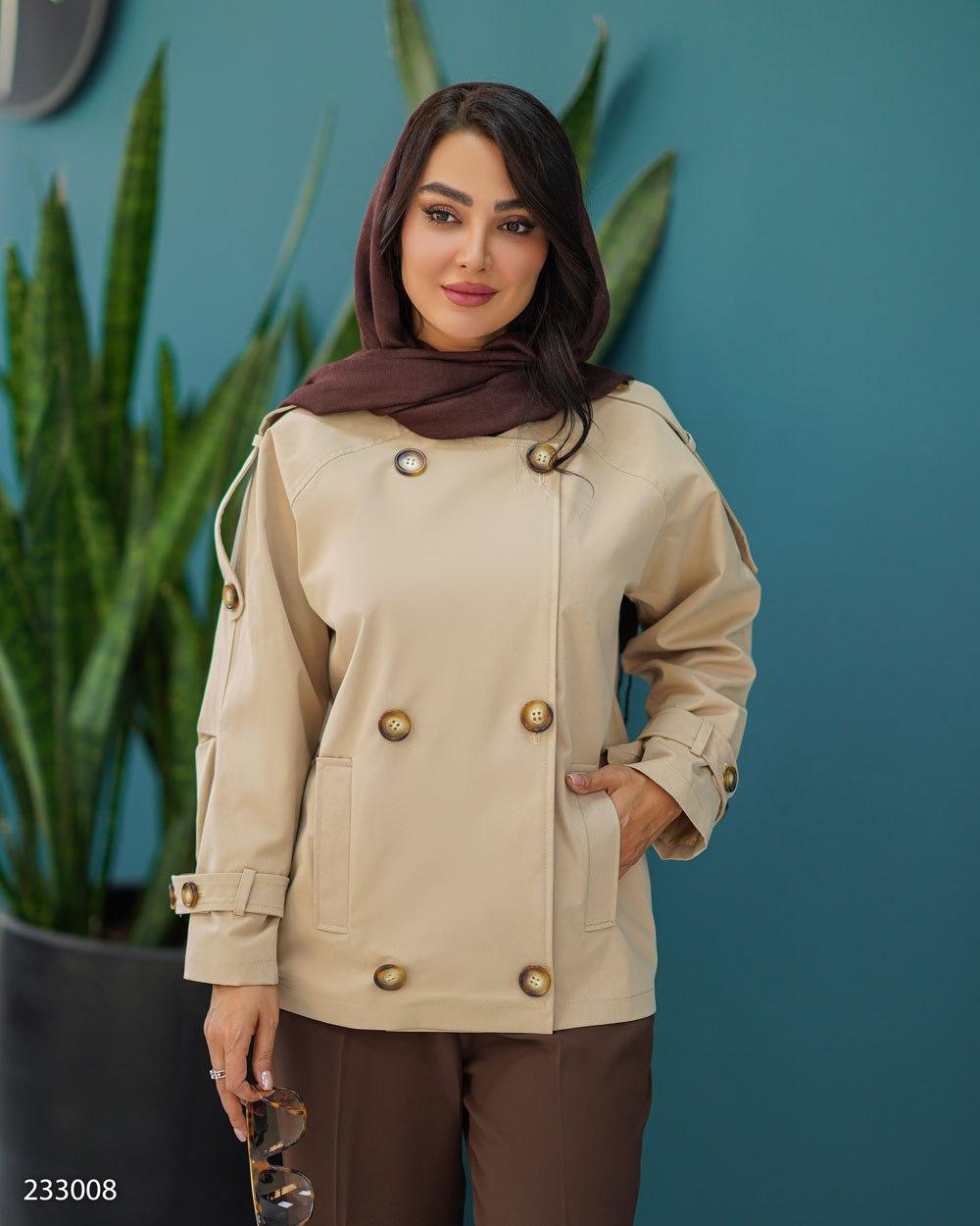 بارانی کتان زنانه مدل تیام کد 2330 (ضمانت اصالت)