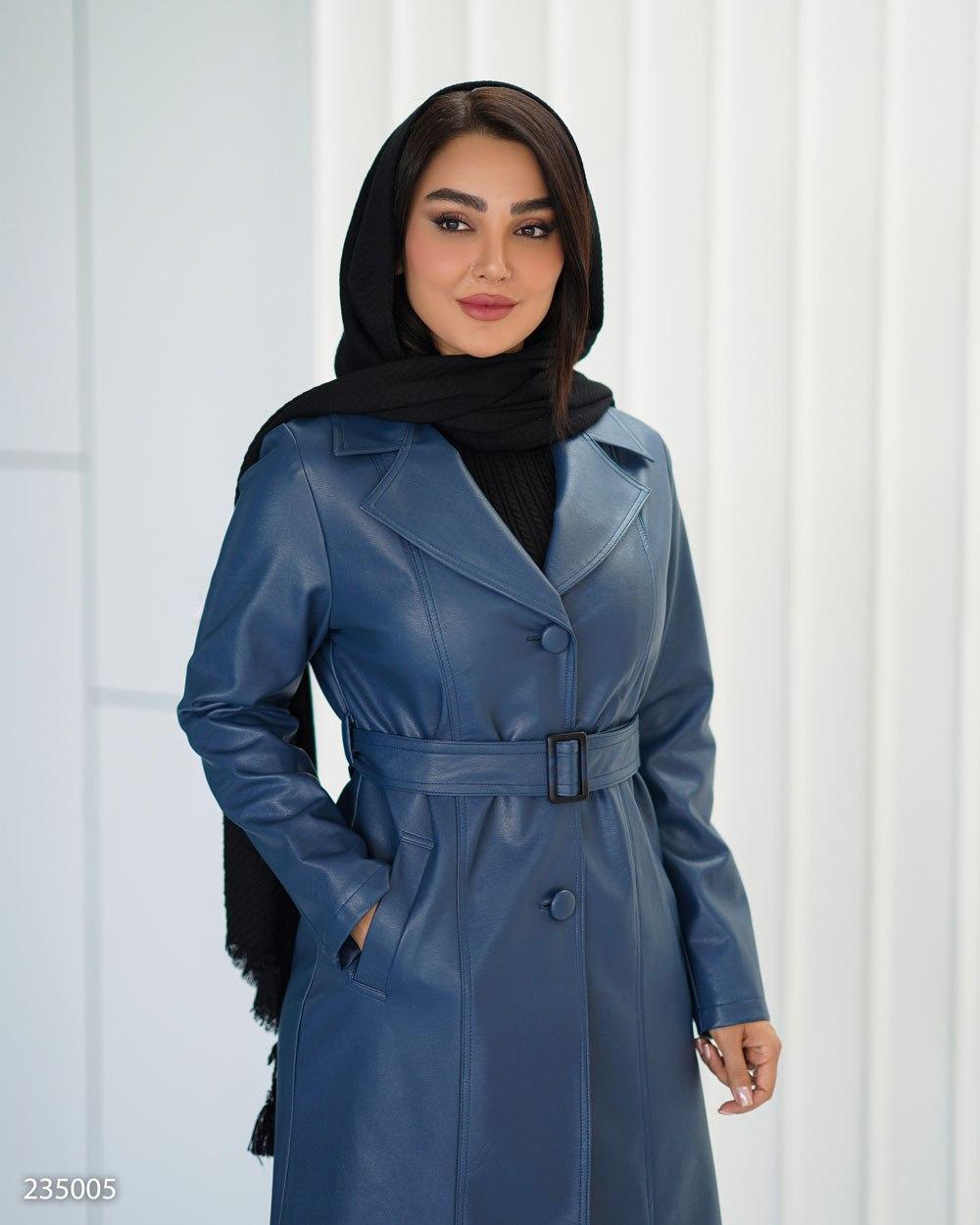 پالتو چرم زنانه مدل هرمینا کد 2350 (ضمانت اصالت)